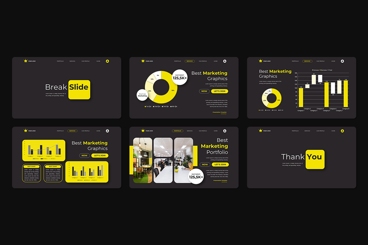 Start Up Marketing - PowerPoint, a Presentation Template by QR Design Studio (Photo 3 of 3)