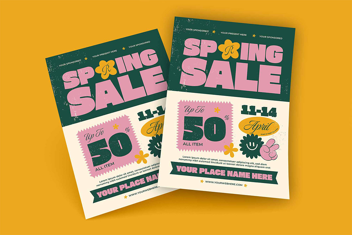 Spring Sale Flyer, a Flyer Template by megarez (Photo 2 of 3)