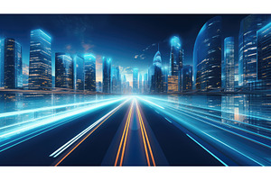 transportation futuristic road, a Transportation Photo by pikepicture