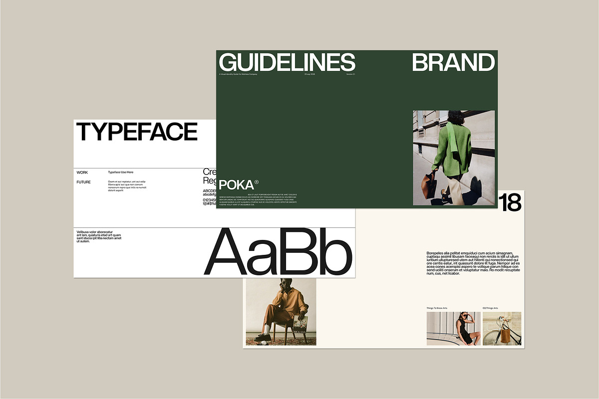 POKA | Brand Guideline Templates, a Presentation Template by evgenystudio (Photo 2 of 10)