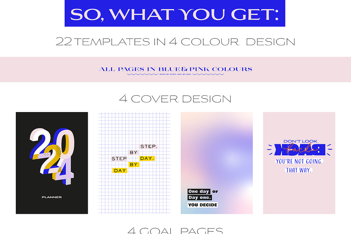 SELF GROWTH PLANNERS, a Stationery Template by Ruslana Lubenets (Photo 9 of 13)