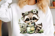 Summer Woodland Animals Clipart, an Illustration by SinaCreation (Thumbnail 4 of 9)