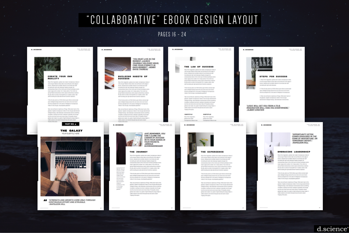 4X Ebook Bundle Templates  | 67% Off, a Magazine Template by Template Monkey @dscience (Photo 9 of 43)