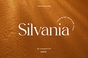 Silvania Modern Serif Font, a Serif Font by UICreative (Thumbnail 1 of 12)