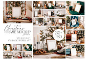 Christmas Frame Mockup Bundle 30+, a Product Mockup by EkaterinaViArt (Thumbnail 1 of 8)