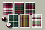 Christmas Plaid Vector Patterns, a Pattern Graphic by Bloomart Studio (Thumbnail 6 of 6)
