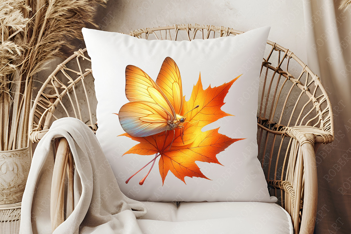 Fall Butterfly Garden Clipart, an Illustration by RobertsArt (Photo 6 of 7)