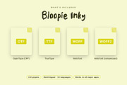 Bloopie Inky – Playful Hand-Painted, a Sans Serif Font by Gookkis Studio (Thumbnail 16 of 16)