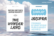 Lacupra - Liquid Bubble Display Font, a Sans Serif Font by Drizy (Thumbnail 7 of 10)