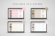 Google Sheets Social Media Planner, a Templates & Theme by BRANDcontent (Thumbnail 9 of 9)
