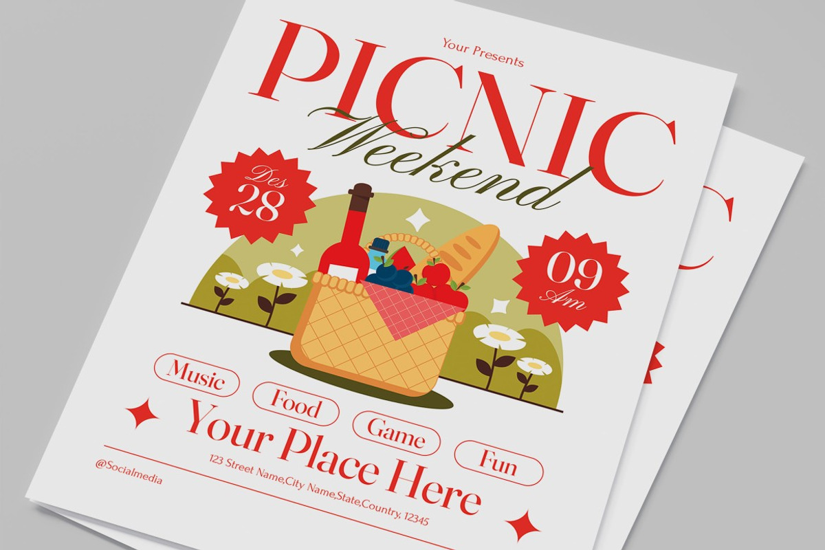 Picnic Weekend Flyer preview 2