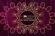 Mandala Circular Pattern Vector Pack, a Background Graphic by NJ Himel (Thumbnail 1 of 95)