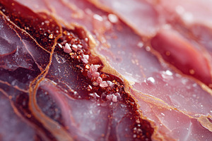 Close-up of colorful agate stone with crystals, a Background Photo by AlyaAnd