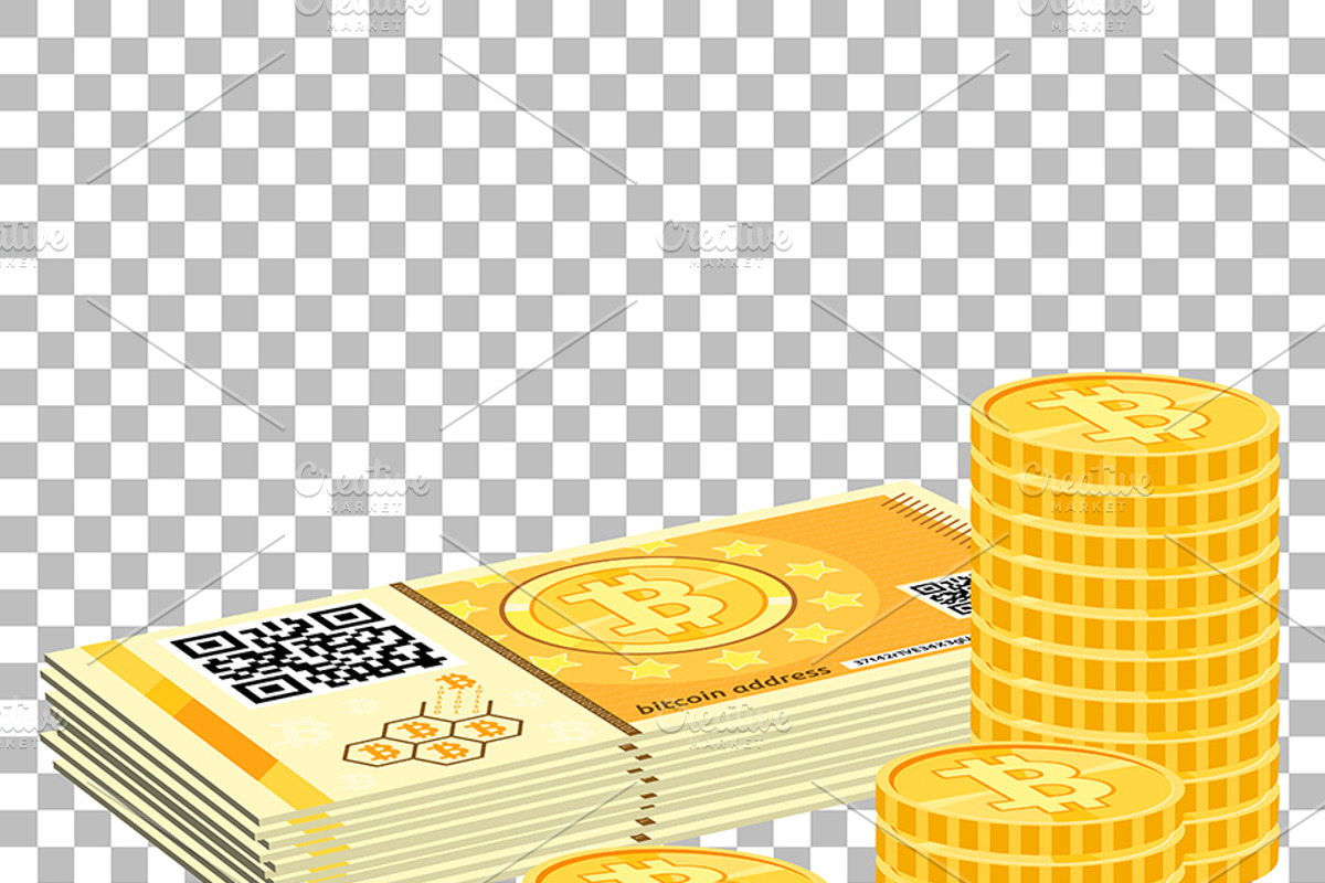 Money, Paper currency, Bitcoins Gold, a Finance Illustration by TAlex (Photo 6 of 6)