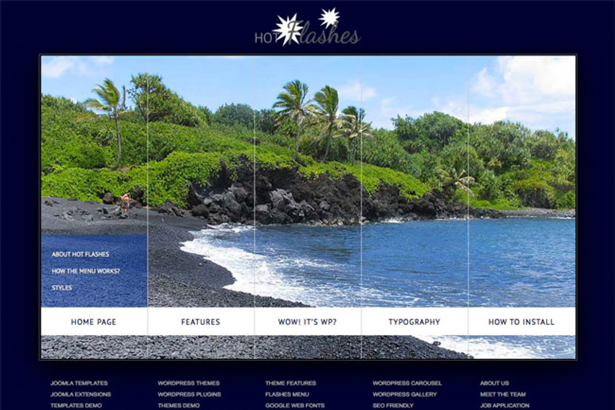 Hot Flashes, a WordPress Template by hot-themes (Photo 2 of 5)