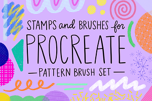 Procreate Pattern Brush Set