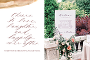 Mycella | Organic Calligraphy Font, a Script Font by Written Word Calligraphy (Thumbnail 4 of 10)