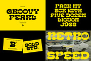 SALE! GROOVY RETRO - Font Bundle, a Sans Serif Font by GroovyFontCo (Thumbnail 2 of 16)