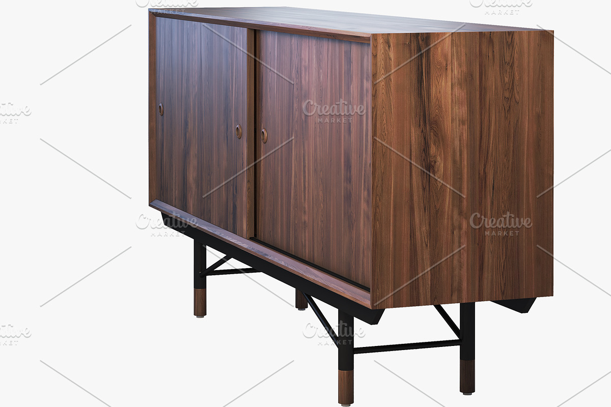 1955 Sideboard 3d model, a Furniture 3D Model by 3dmitruk (Photo 5 of 14)