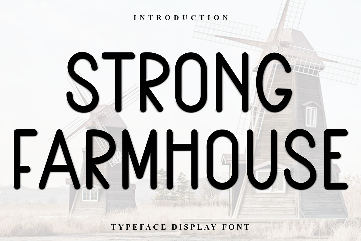 Strong Farmhouse, a Sans Serif Font by InermediaSTUDIO (Photo 1 of 8)