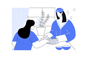Tarot reading isolated cartoon, a Person Illustration by Visual Generation