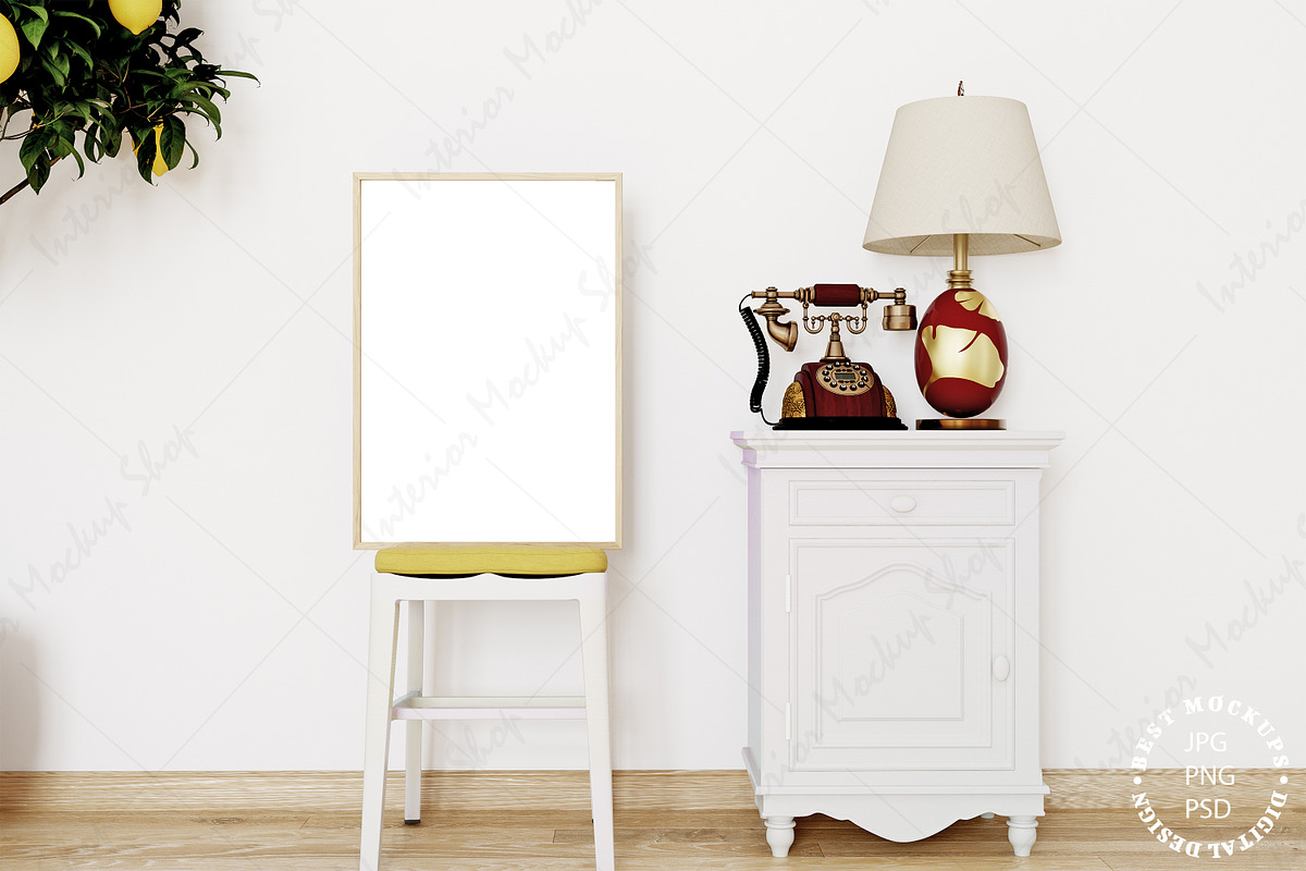 Mockup Frame in Retro Style, a Poster Template by Mockup Shop (Photo 2 of 2)