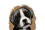 Puppies Dog Breeds Vol. 1; 1 to 30, an Animal Illustration by Dneprstock (Thumbnail 5 of 8)