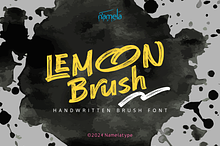 Lemon Brush | Handwritten Brush Font