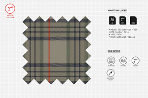 Custom Plaid Vector Pattern