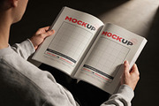 Magazine Brochure Collection Mockups, a Books & Magazine Mockup by Luuqas Design (Thumbnail 5 of 7)