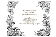 Hand drawn pumpkin illustration, a Decorative Illustration by swiejko (Thumbnail 2 of 6)