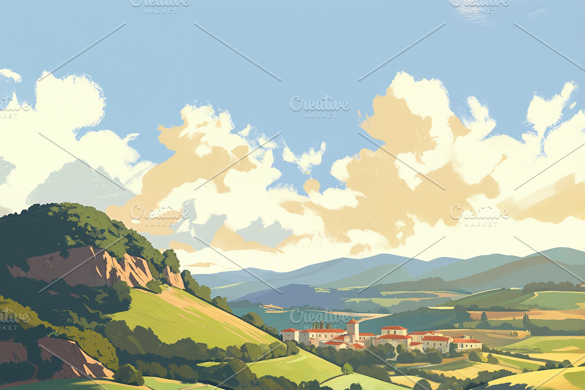 36 Italy-Themed Illustrations, a Background Graphic by h.utomo (Photo 15 of 36)