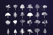 89 Procreate tree stamps brushes, a Brush Add-On by Endete & Mazak brushes (Thumbnail 2 of 5)