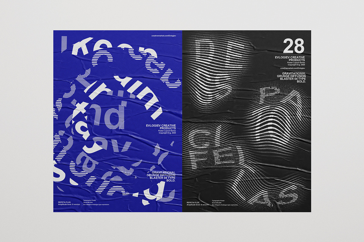 Typographic Poster Layouts No.01, a Poster Template by Evlogiev Studio (Photo 11 of 14)