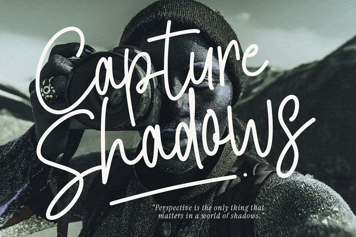 Haqutian Monoline Casual Signature, a Script Font by Maulana Creative (Photo 3 of 7)