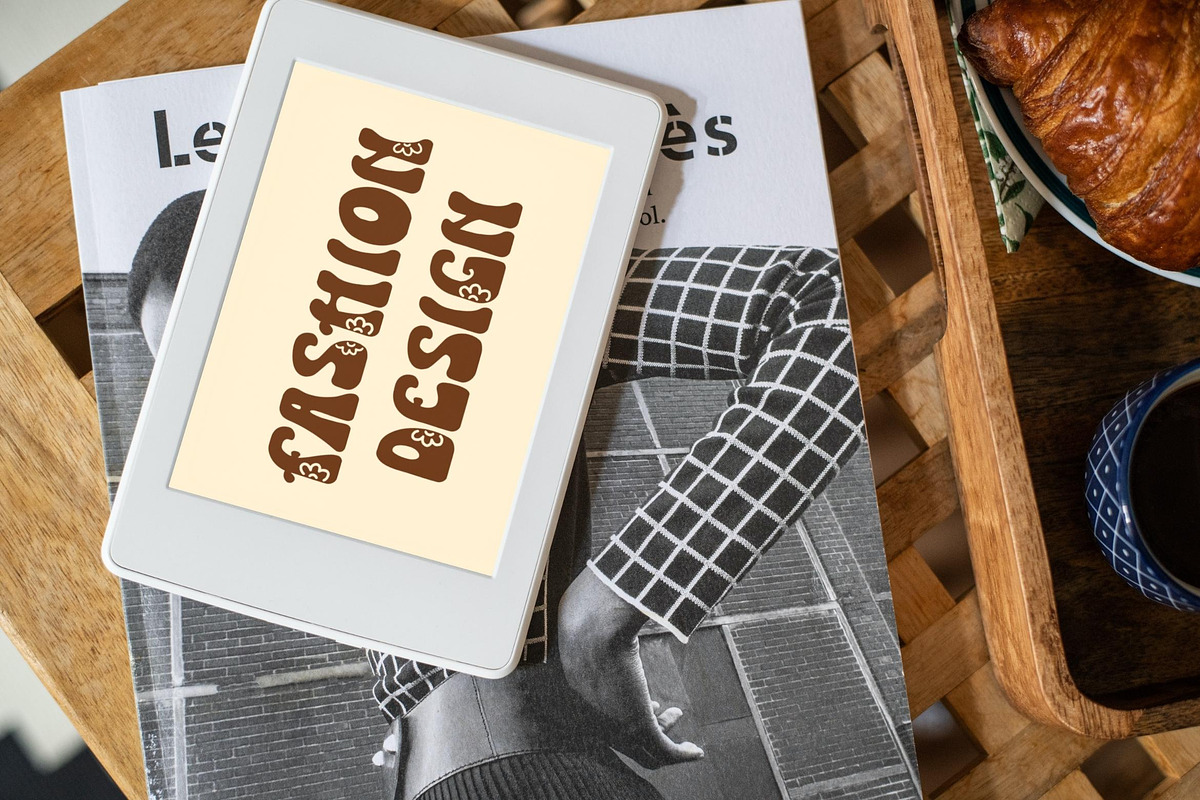 FlowerBreeze - A Groovy Display Font, a Symbol Font by AQR Studio (Photo 9 of 9)