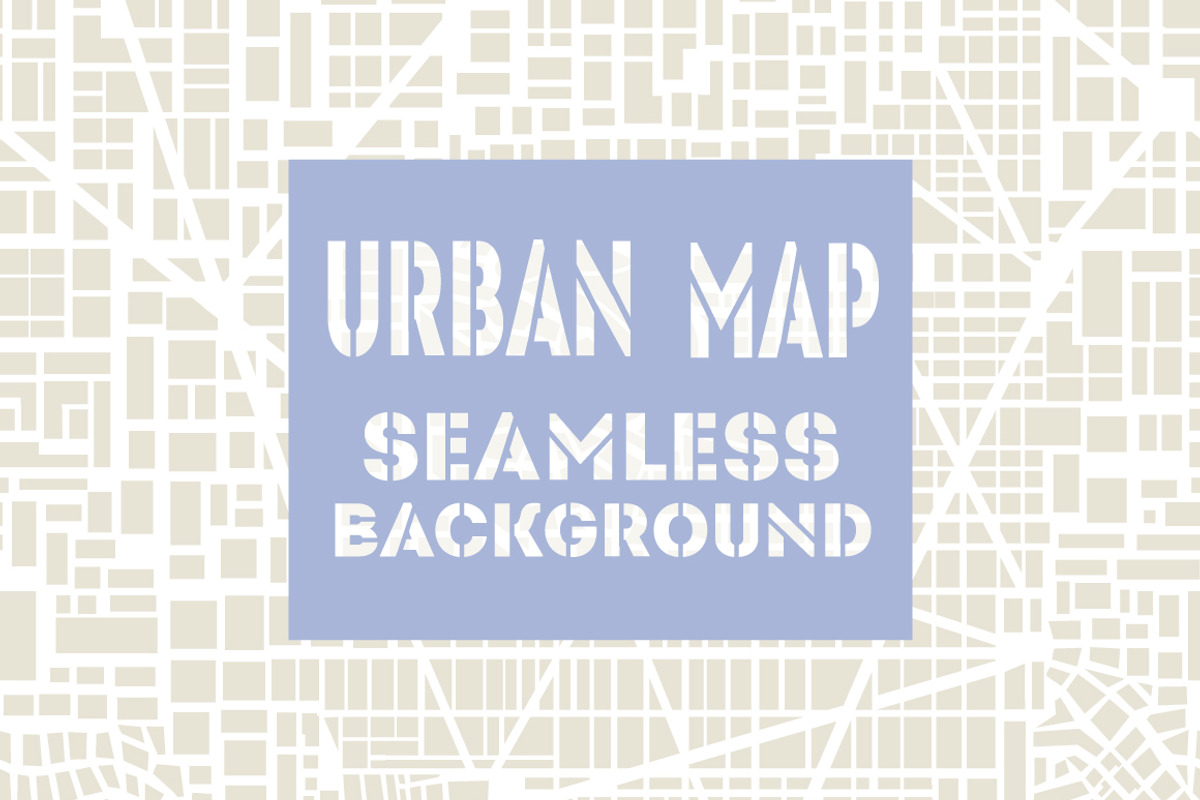 Seamless map city plan, a Pattern Graphic by AlexZeL