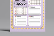 Weekly And Daily Planner Template, a Stationery Template by MightyDesign (Thumbnail 5 of 8)