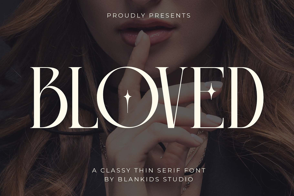 Bloved a Classy Thin Serif Font, a Serif Font by Honestype (Photo 1 of 12)