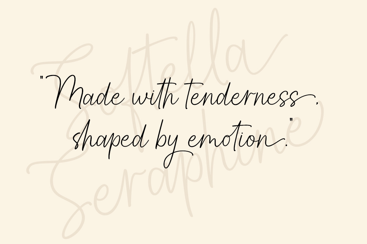 Softella Seraphine, a Script Font by Barra & Beryl Co. (Photo 11 of 11)