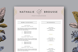 Feminine Resume Template For MS Word