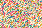Colorful Rainbow Zebra Stripe set, a Pattern Graphic by Artonix (Thumbnail 3 of 3)
