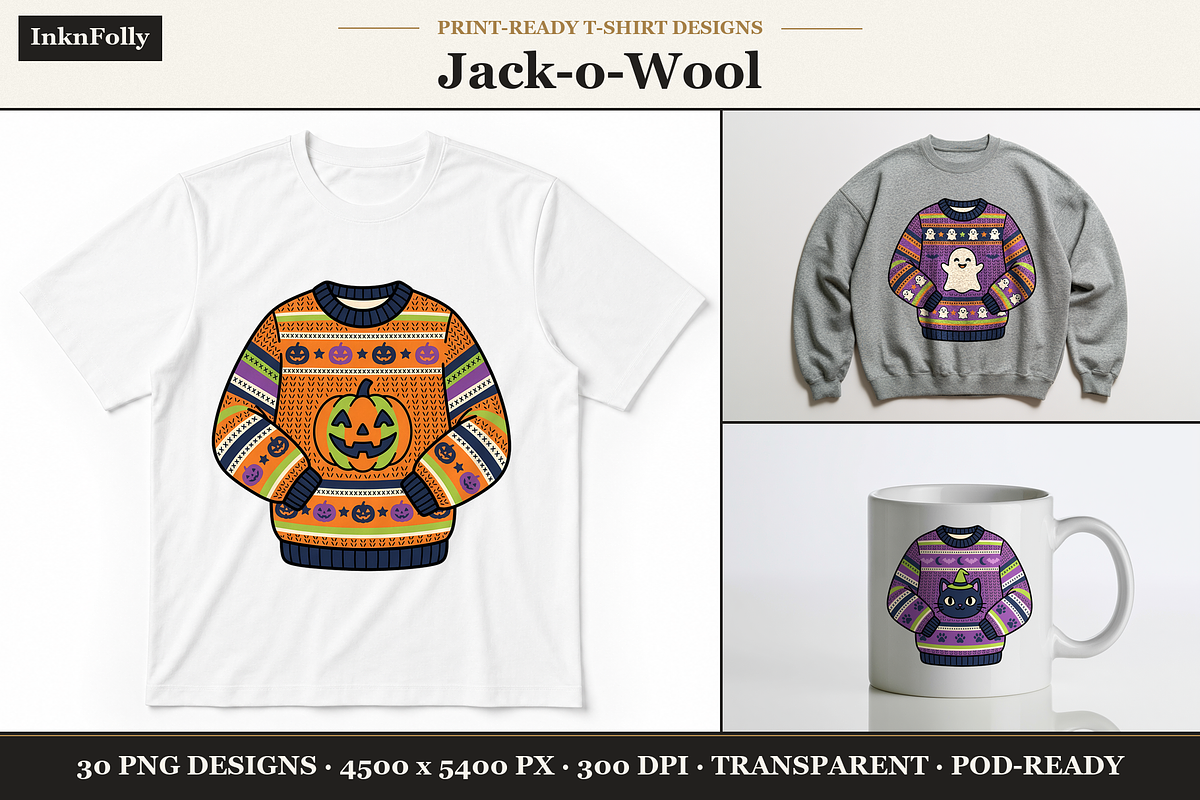 Halloween Clothing Clipart PNG, an Object Graphic by Inknfolly (Photo 5 of 5)