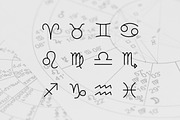 Zodiac line icons, a Duotone Icon by Lyolya Profitrolya (Thumbnail 2 of 2)