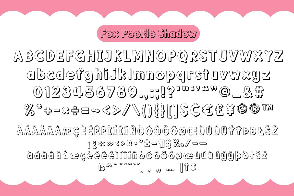 Fox Pookie 4 Fonts Style, a Handwritten Font by Fox7 By Rattana (Photo 8 of 10)