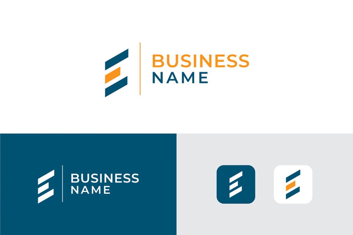 E letter logo, a Branding & Logo Template by Azqaa (Photo 3 of 4)