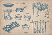 62 vintage outdoors illustrations, a Sport Illustration by Mr Vintage (Thumbnail 7 of 8)
