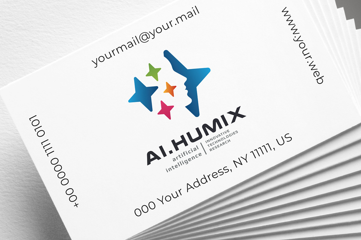 Ai Human Head Tech Logo, a Branding & Logo Template by Design_Planet (Photo 2 of 3)