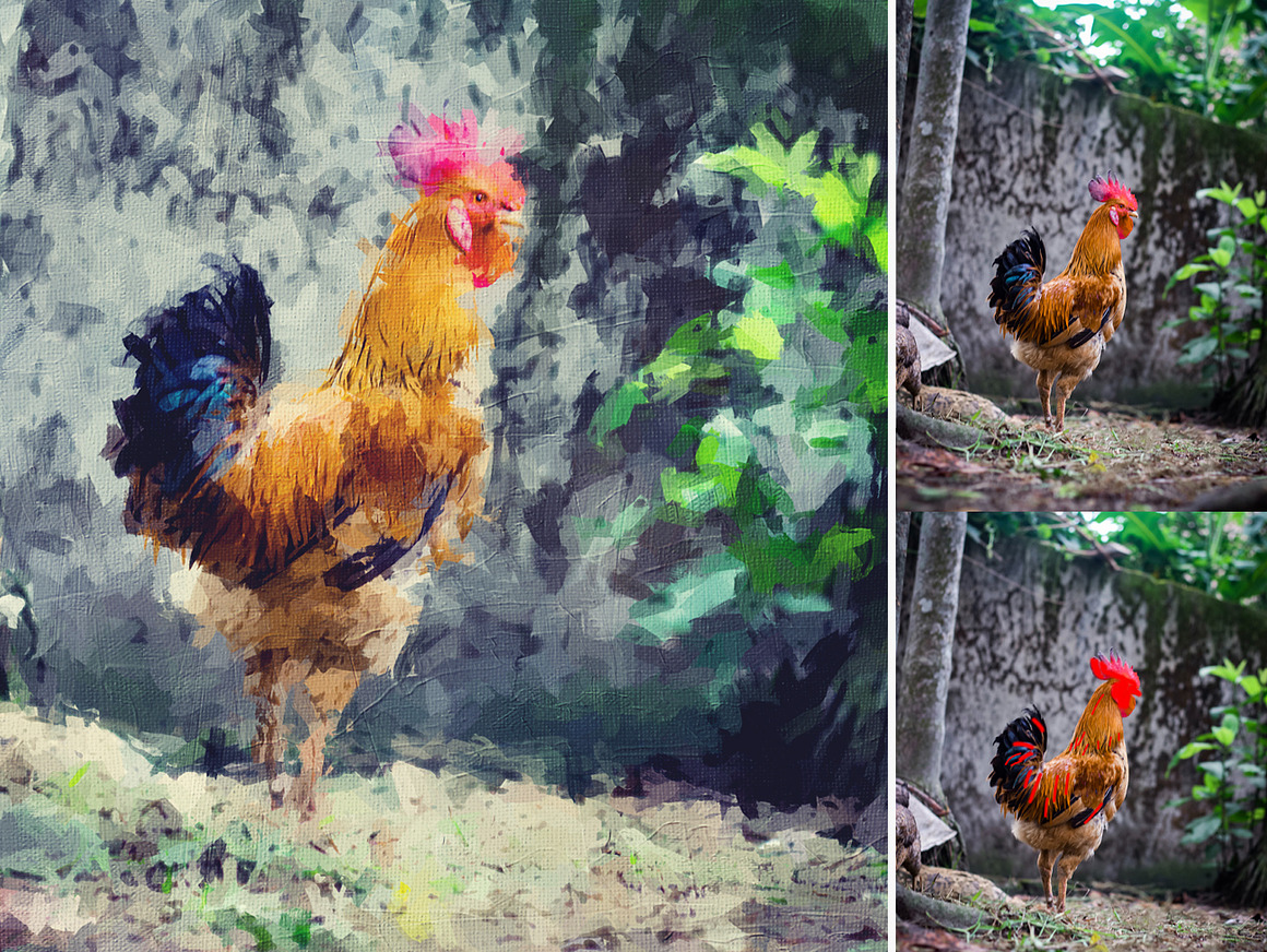 Canvas Oil Painting, an Action Add-On by MRI STUDIO (Photo 13 of 16)