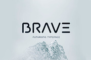 Brave Futuristic Font, a Sans Serif Font by sunnytudu (Thumbnail 1 of 7)